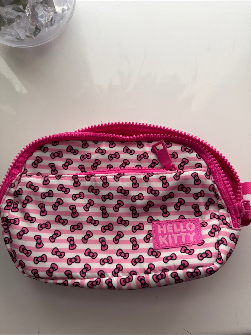 Hello Kitty Pink and White Fanny bag